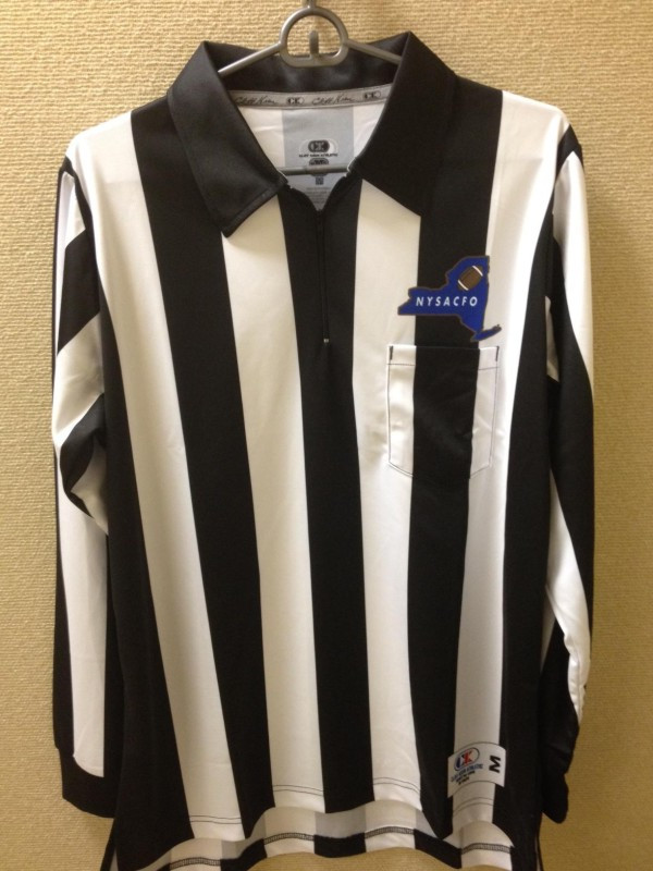 Football Referee Shirt NYSACFO football officials uniforms Cliff Keen